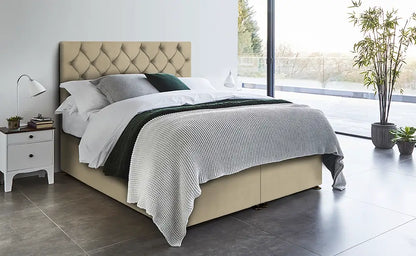 Dove Apple Ottoman in double